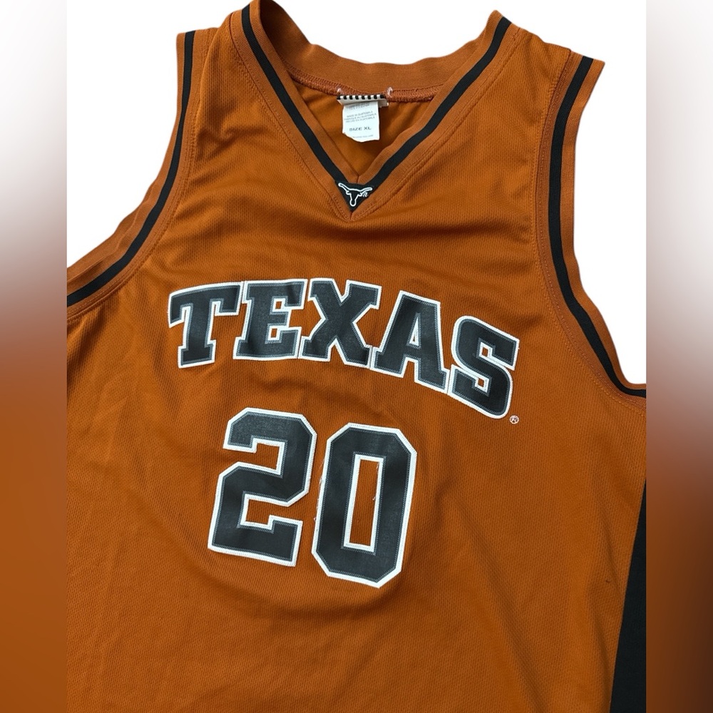 Texas Longhorns Men’s Size XL Basketball Jersey Footlocker Y2K #20 NCAA College‎
